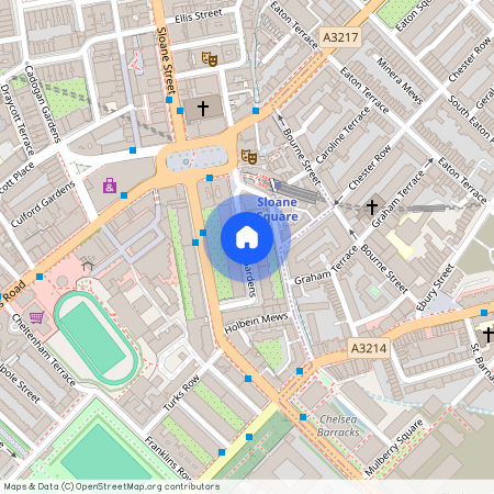 Sloane Gardens, Sloane Square, London, SW1W