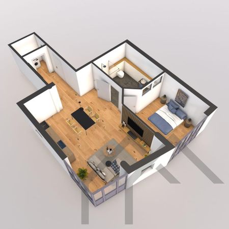 Erstbezug 2 ZKB Homburg City - Foto 3