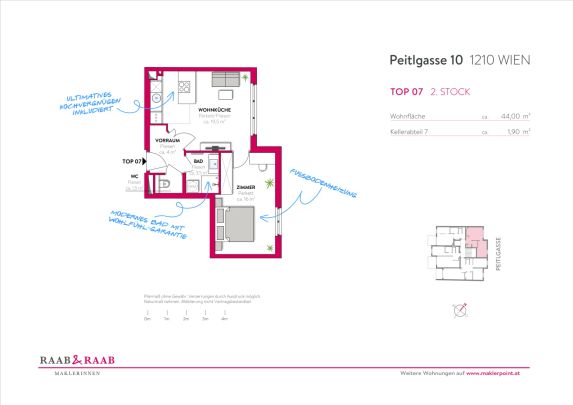Gemütliche 2 Zimmer Wohnung - Gemeinschaftsdachterrasse zur Nutzung!!! - Foto 1