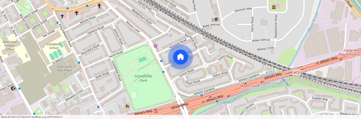 St. Johns Road, Barking, London, IG11