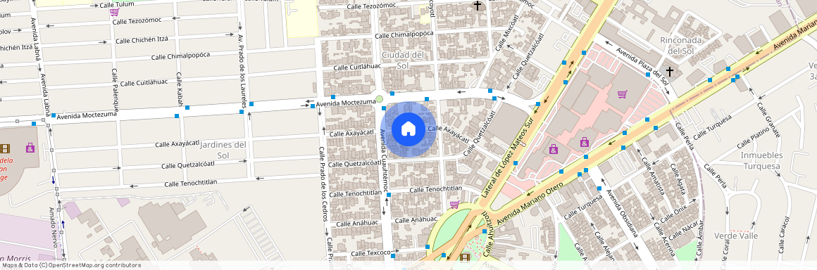 Calle Axayácatl, Zona de estudio, Zapopan, Región Centro, Jalisco, 45089, México