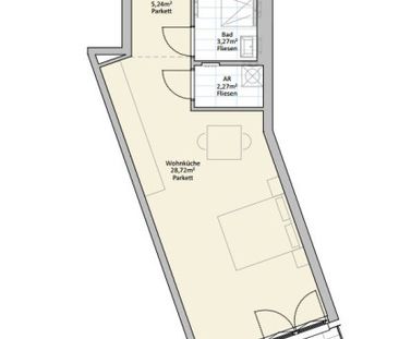 1 Zimmer Wohnung mit Balkon - Photo 5