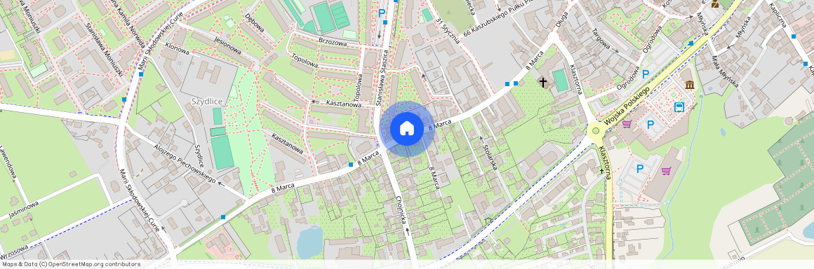 ul. 8 Marca, Kościerzyna, kościerski, pomorskie