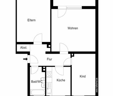 Erdgeschosswohnung in Bad Wildungen ab sofort frei - Photo 3