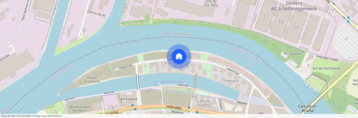 Hafeninsel, 63067 Offenbach am Main-Nordend, Deutschland