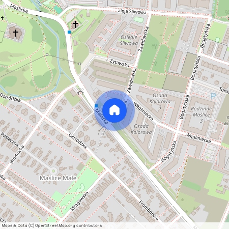 ul. Maślicka, Maślice, Fabryczna, Wrocław, dolnośląskie