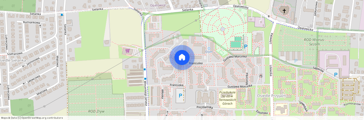 ul. Francuska, Tarnowskie Góry, tarnogórski, śląskie