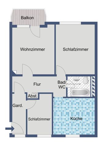 Einziehen & Wohlfühlen - Balkonwohnung mit praktischem Schnitt! - Photo 4