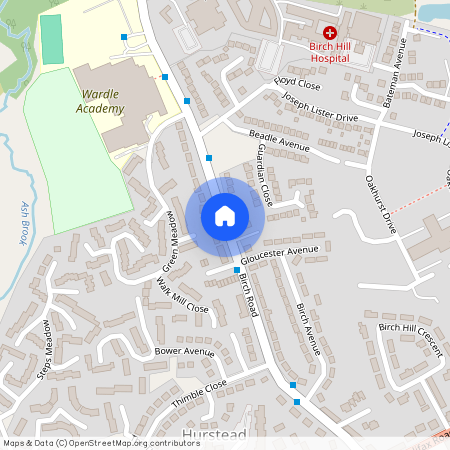 Oakhurst Drive, Birch Hill Clock Tower, OL12