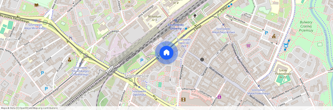 ul. 3 Maja, Centrum / Śródmieście, Sosnowiec, śląskie