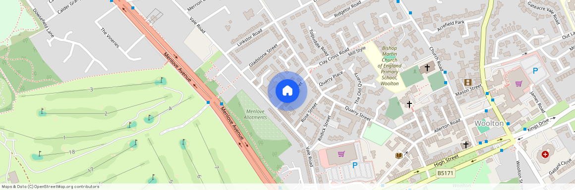 Castle Street, Woolton Village, Liverpool, L25