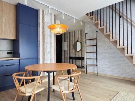 Nowoczesny salon z antresolą osiedle Storia Gdańsk - Photo 5