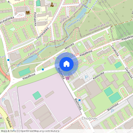 Klapálkova, Praha 4 - Chodov