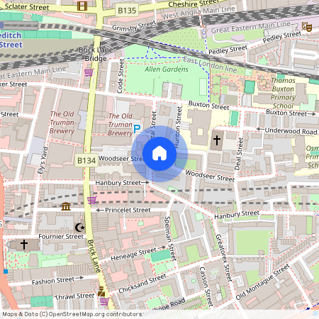 Hunton Street, Spitalfields, London. E1