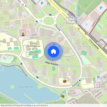 al. Bolesława Krzywoustego, Osiedle Tysiąclecia, Katowice, śląskie