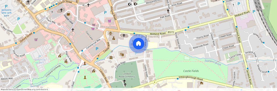 1 Bedroom Flat to Rent in Castle Mews, Wellingborough, Northants, NN8