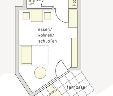 Charmante und komplett möblierte 1-Zimmerwohnung in Sindelfingen - Photo 2