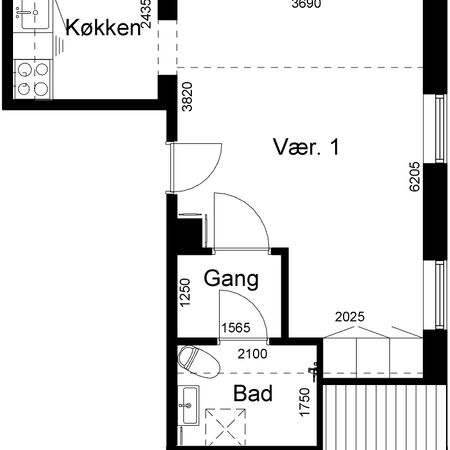 Slotsvej, 4 1. th., Gram, 6510 - Foto 4