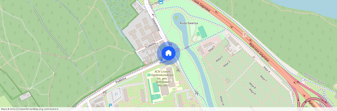 ul. Gwiaździsta, Las Bielański, Bielany, Warszawa, mazowieckie