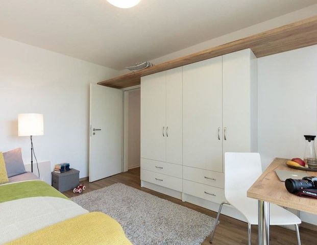 Stay + Study - Hier will ich wohnen. Freies Studentenzimmer, komplett möbliert! - Foto 1