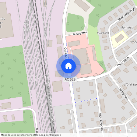 Östra Järnvägsgatan, Vännäs