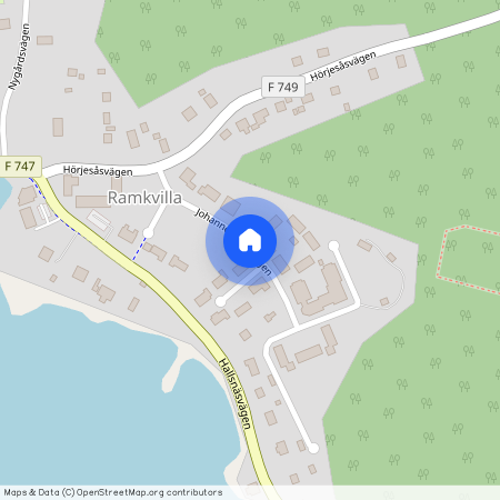 Johannesbergsvägen, Ramkvilla