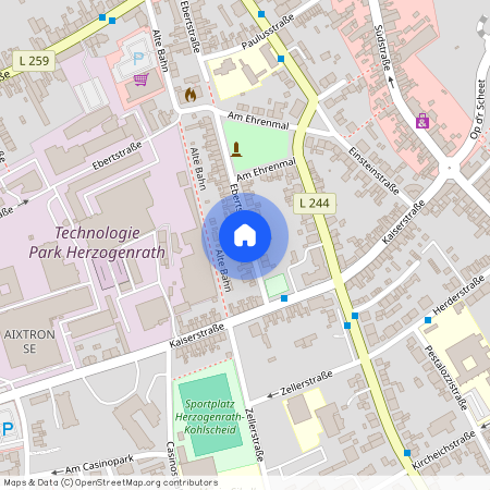 Ebertstraße 82, 52134 Herzogenrath - Deutschland - Nordrhein-Westfalen - Aachen - Würselen