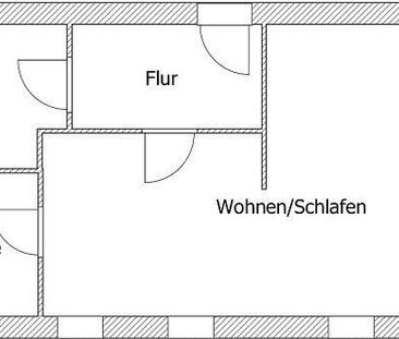 Schöne Singlewohnung mit großem Wohnbereich und Stellplatz - Foto 1