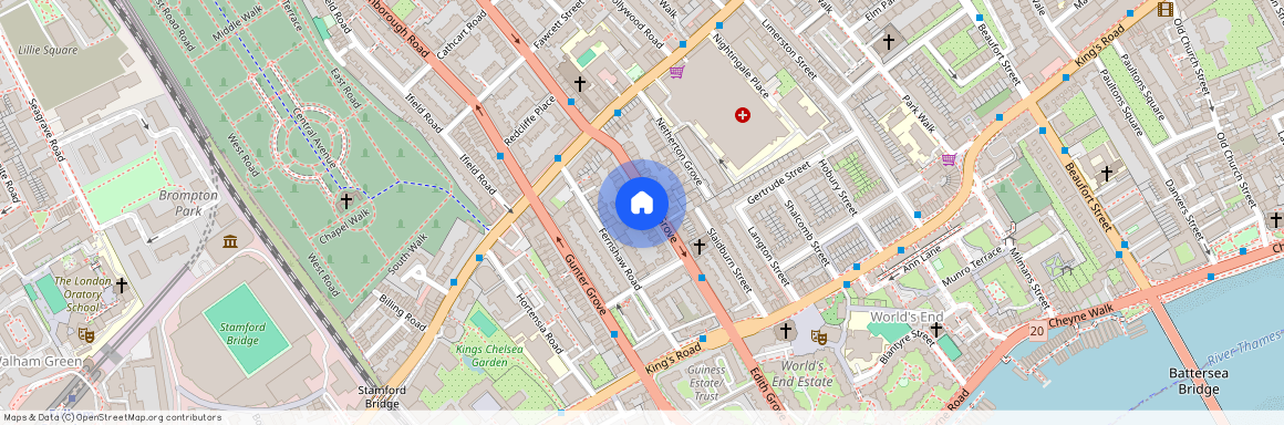 Editha Mansions Edith Grove London SW10 0NN