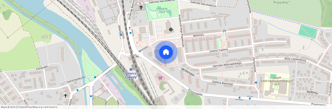 ul. Ludwika Waryńskiego, Łabędy, Gliwice, śląskie