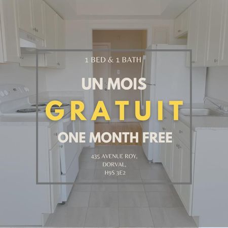 UN MOIS GRATUIT I Spacieux UNE chambre à louer - 1500$/MOIS - Photo 3