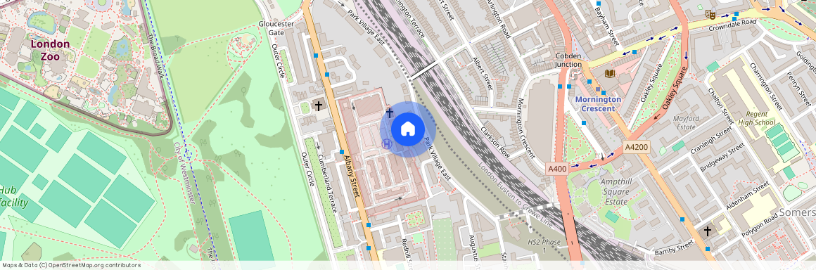 Silsoe House, 50 Park Village East, London