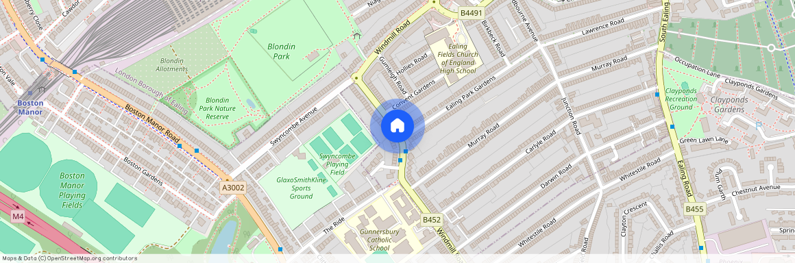 Windmill Road 2 bed PRIVATE GARDEN, W5 4DL, London
