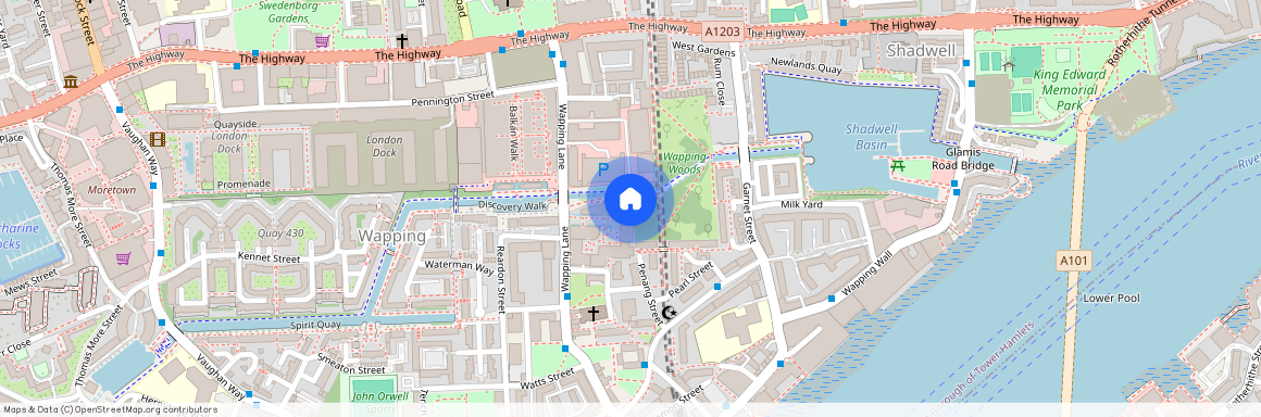 Cobblestone Square, Wapping, London, E1W