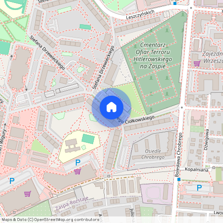 ul. Konstantego Ciołkowskiego, Zaspa-Rozstaje, Gdańsk, pomorskie