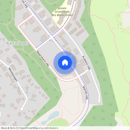 Sparres väg 22, Bro