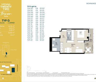 2-Zi.-Erstbezug mit Loggia & Rooftop Pool | TOWER HOMES im V22 - Foto 4