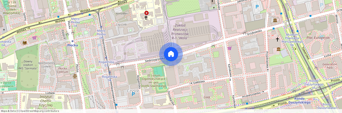 ul. Siedmiogrodzka, Czyste, Wola, Warszawa, mazowieckie