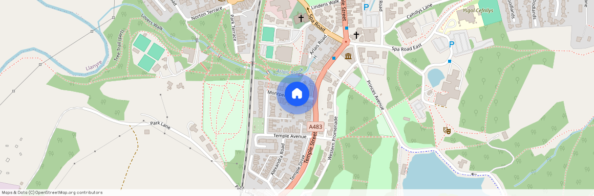 Montpellier Park, Llandrindod Wells, Powys, LD1