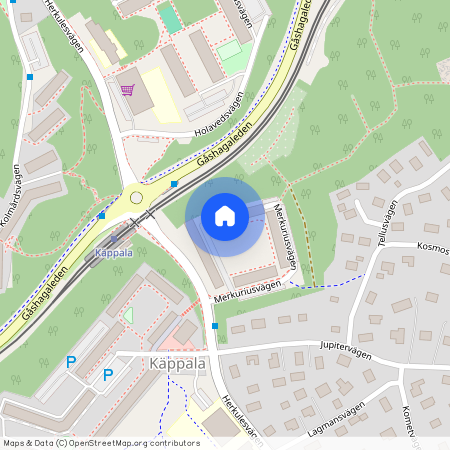 Merkuriusvägen 13, Käppala