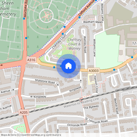 Chertsey Court, Mortlake, SW14