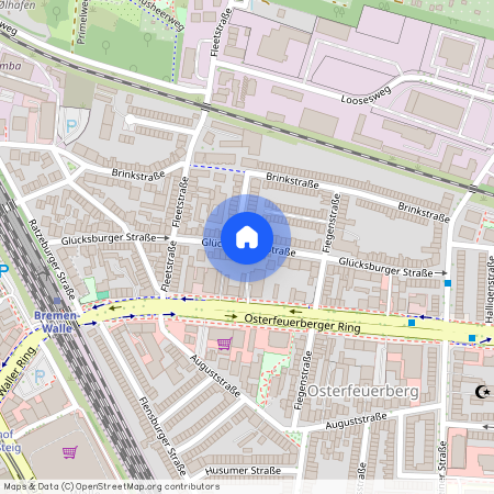 Glücksburger Straße, 28219 Walle - Osterfeuerberg