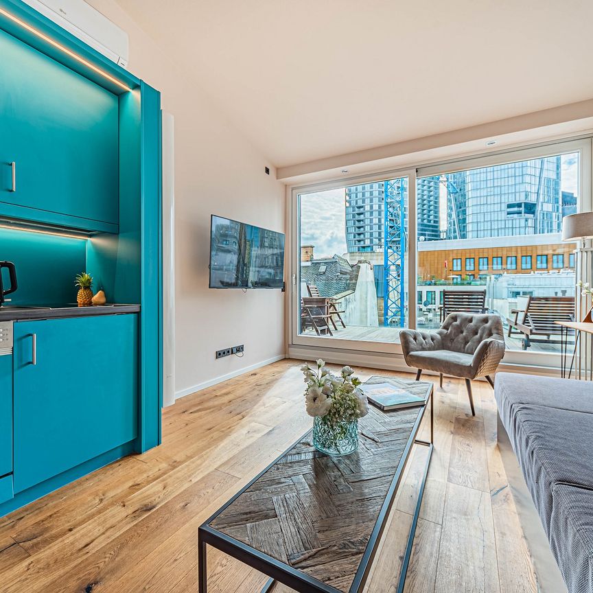 City-Residence: Tolle Penthouse-Wohnung mit Skylineblick und Dachterrasse - Photo 1