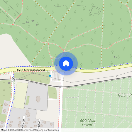 al. Aleja Marszałkowska, Mława, mławski, mazowieckie