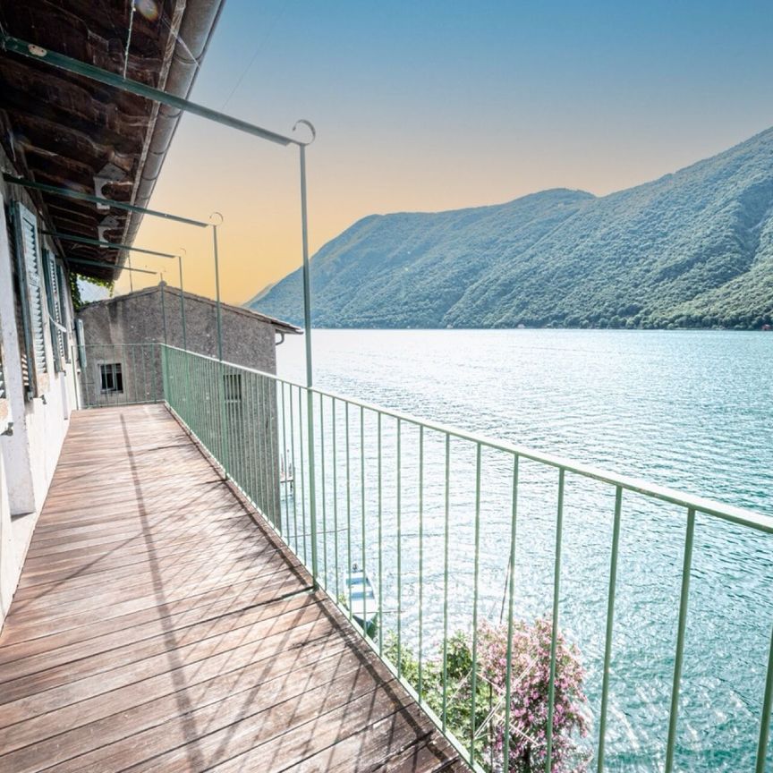 Wunderschöne Wohnung mit Seeblick in Gandria – derzeit wird komplett renoviert - Foto 1