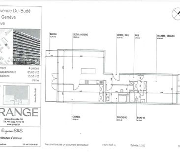 4 Zimmer, 86 m², 7. Stock - Foto 2