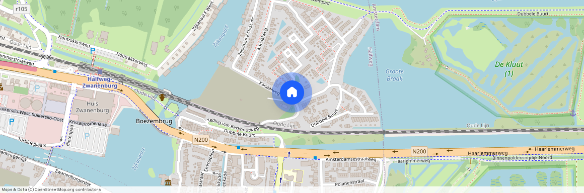 Teding van Berkhoutweg, Halfweg