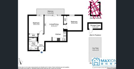 2 bedrooms, 1 bathroom, 1car park, 1 storage room, and a full set of furniture. - Photo 2