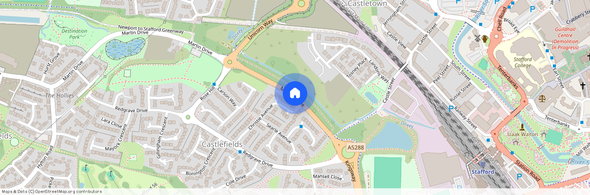 Martin Drive, Stafford, Staffordshire, ST16