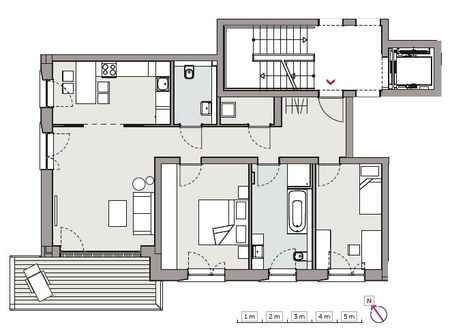 Großzügige 3-Zimmer-Wohnung mit Wohnküche und Balkon – der Weidenplan in den Steimker Gärten - Photo 5